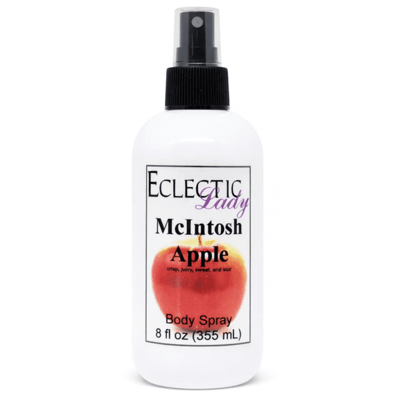 McIntosh Apple Body Spray, Eclectic Lady, Hydrating Mist, Unisex, 8 oz
