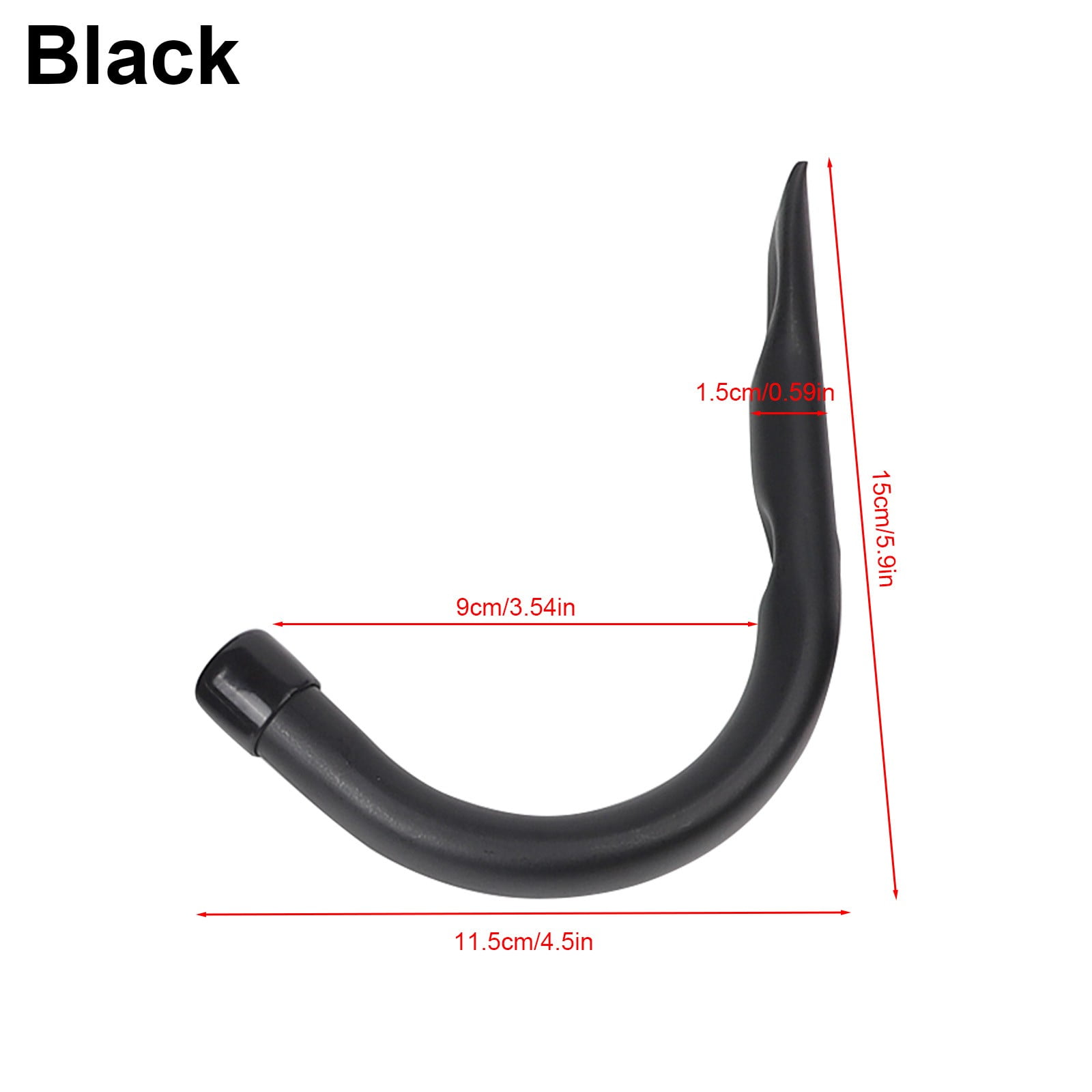 Heavy Duty J-Type Wall Brackets Hooks,6 Pack Garage Storage Tool Hangers for Bicycles,Hoses and Tools