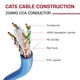 thumbnail image 2 of Dripstone Cat6 1000Ft 23Awg 550Mhz Cable Ethernet Utp Sólido Rj45 Cca Cable Lan De Red A Granel Rj45 Easy Pull Box 305M (Azul), 2 of 6