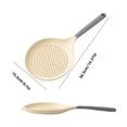 thumbnail image 2 of BMYJ Slotted Spoon,Heatproof Strainer Slotted Spoon, Seamless One-Piece Non-Stick Cooking and Frying, Pasta Strainer Spoon Frying Kitchen Cooking Colander for Filter Vegetable,Pasta and More, 2 of 5