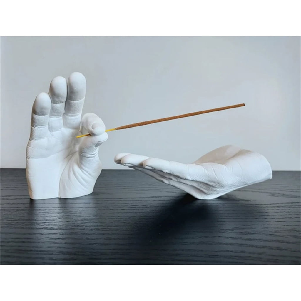 WINDLAND Serenes Meditations Hand Incenses Stick Holder with Ashes Catchers Incenses Stick Burners for Relaxation Home Decoration