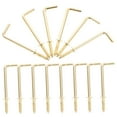 thumbnail image 4 of OATIPHO L Shaped Hooks Golden Iron Secure Grip for Pictures and Home Decor, 4 of 8