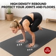 thumbnail image 3 of Extra Large Yoga Mat 72"x48" (6'x4') - 1/4" Thick Non-Slip TPE Exercise Mat - Extra Wide Large Workout Mat for Home Gym Flooring, Pilates, Yoga, Fitness - Durable & Eco-Friendly, 3 of 7