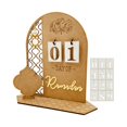 thumbnail image 4 of Calendario de cuenta regresiva para Eid Mubarak, decoración de Eid reutilizable para estantería, escritorio festivo Lámpara, 4 of 9