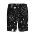 thumbnail image 5 of Gaeub Space Galaxy Printed Men's Short Pajama Pants, Lightweight Lounge & Sleep Bottoms Keep You Cool - 4X-Large, 5 of 9