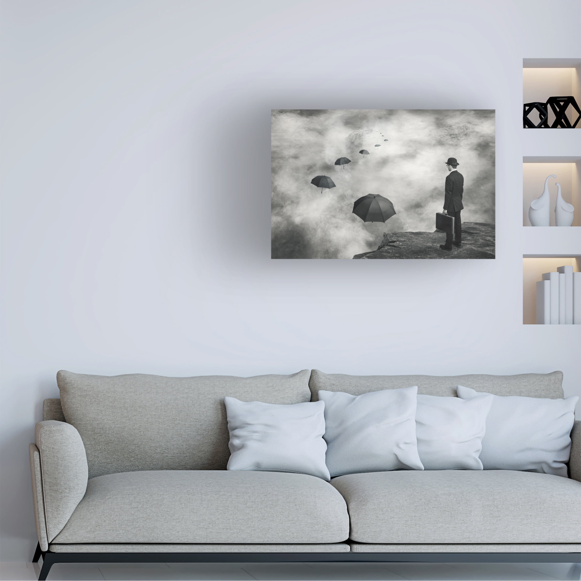 Alain Villeneuve 'The Road Less Traveled' Canvas Art
