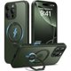 thumbnail image 1 of wonima11 Magnetic for iPhone 16 Pro Max Case, [Unbreakable & Magnetic Stand] [Military-Grade Protection] [Compatible with MagSafe] Slim Translucent Matte Shockproof Phone Cover, Deep Green, 1 of 1