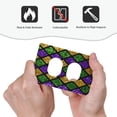 thumbnail image 6 of Kll Mardi Gras Shiny Green Purple Wall Plate,Gloss Finish,Standard Size 1 - 5" X 3", Polycarbonate Thermoplastic,Electric Receptacle Plug Covers, 6 of 8