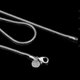 thumbnail image 3 of Renikh Women's Simple Design 925 Sterling Silver 2mm Snake Chain Lobster Clasp Necklace--16 inches-Product code 56159 18 inches, 3 of 4