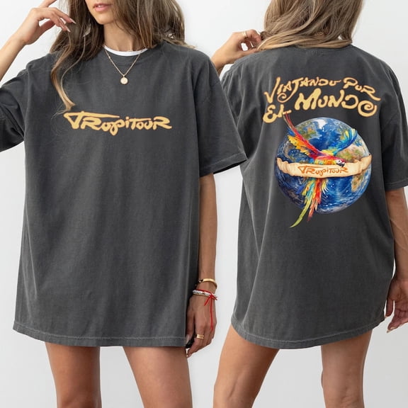 Tropico Karol Shirt, Viajando Latin Music Fan Tee, Retro Latin Concert Graphic T-Shirt, Unisex Music Lover Gift