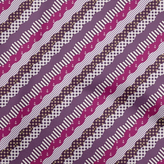 oneOone Cotton Cambric Magenta Fabric Patchwork Quilting Supplies Print Sewing Fabric By The Yard 42 Inch Wide