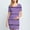 Purple, variant on Womens Maternity Dress Purple Bodycon Ruched Side Dress Casual Short Sleeve Dress for Daily Wearing Or Baby Shower S-XL