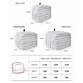 thumbnail image 2 of White Wood Grain Small Toaster Cover 2 Slice, Kitchen Appliance Covers, Vintage Farmhouse Wooden Board Toaster Oven Cover with Loop, Bread Machine Cover Polyester Dust Cover Protection, 2 of 4