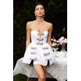 thumbnail image 2 of Vestido Esther Diamante Bowknots Mini blanco, 2 of 7