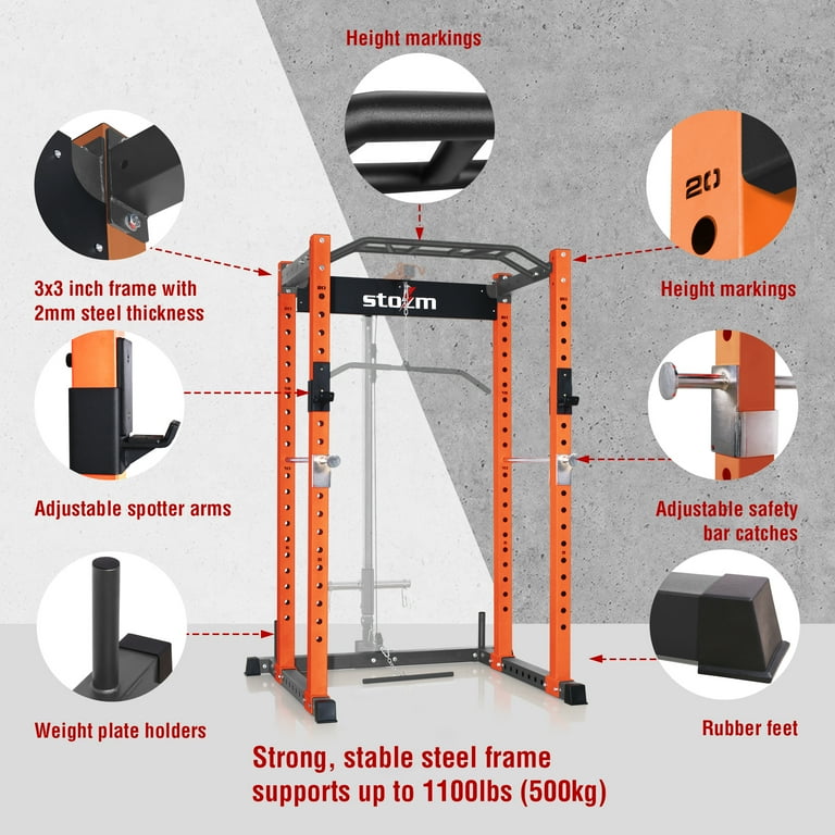 Power rack steel thickness sales