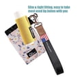 thumbnail image 3 of WK IEASON - Lip Balm Holder Keychain Clip On Lipstick Sleeve Chapstick Sleeve Holder Keychain (Black/green/rose)â€¦, 3 of 3