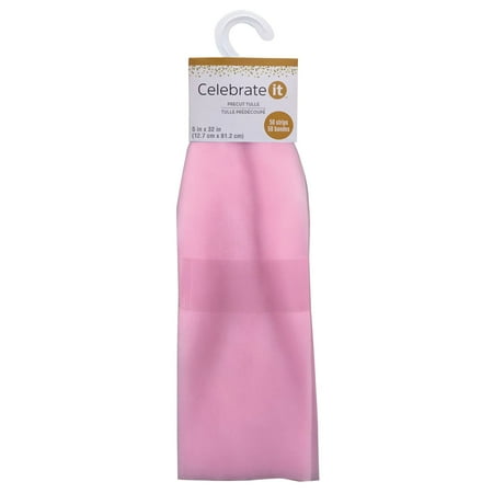 UPC: 0191518819236 | Light Pink Pre-Cut Tulle Strips by Celebrate It™