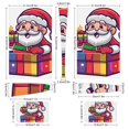 thumbnail image 3 of Skin Sticker for PS5 Slim Standard PS5 Pro Disc Digital Edition Console and Controllers Decals for Playstation 5 (Santa Claus With Gift,PS5 Slim Disc Edition), 3 of 5