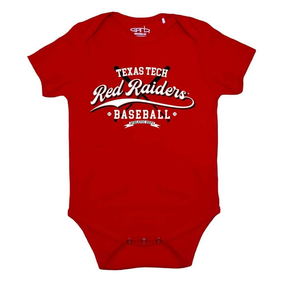 Newborn & Infant Garb Red Texas Tech Red Raiders Otis Baseball Bodysuit