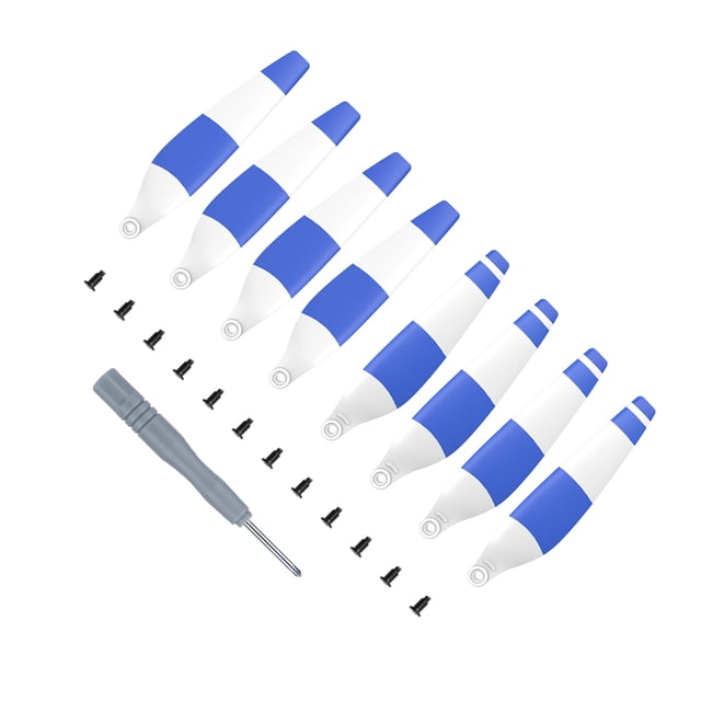 Methold 8 Uds Tornillo de aire de ala azul Accesorios para aéreos