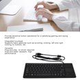 thumbnail image 3 of Mechanical USB Keyboard, Wired HUB Function Support Wired Computer Keyboard Water Resistant Ergonomic  for Notebook, 3 of 7