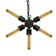 thumbnail image 3 of Warehouse of Tiffany Piper 5-light Black 7-inch Edison Chandelier, 3 of 3