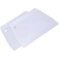 thumbnail image 1 of 2 Pack Plastic Dough Scraper Multi-Function Dough Scraper Pastry Tool for Bread Pizza 13.5x11cm White,18g, 1 of 3