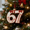 thumbnail image 3 of JLFNYA 67 Christmas Ornament, 67 Ornament for Christmas, 67 Ornaments for Christmas Tree, Xmas Holiday Home Decor, Christmas Tree Decorations, Christmas 67 Wrapping Paper Birthday Gifts, 3 of 5