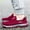 Red, variant on Fujeak Women's Slip on Loafer Shoes Comfortable Walking Working Sneakers Casual Shoes