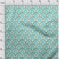 thumbnail image 2 of oneOone Polyester Lycra Fabric Damask & Floral Block Print Fabric BTY 56 Inch Wide, 2 of 4