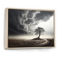 thumbnail image 2 of Designart "Storm Tornado expression" Landscapes Floater Framed Wall Art Print, 2 of 7