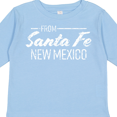 thumbnail image 4 of Inktastic From Santa Fe New Mexico in White Distressed Text Boys or Girls Long Sleeve Toddler T-Shirt, 4 of 5