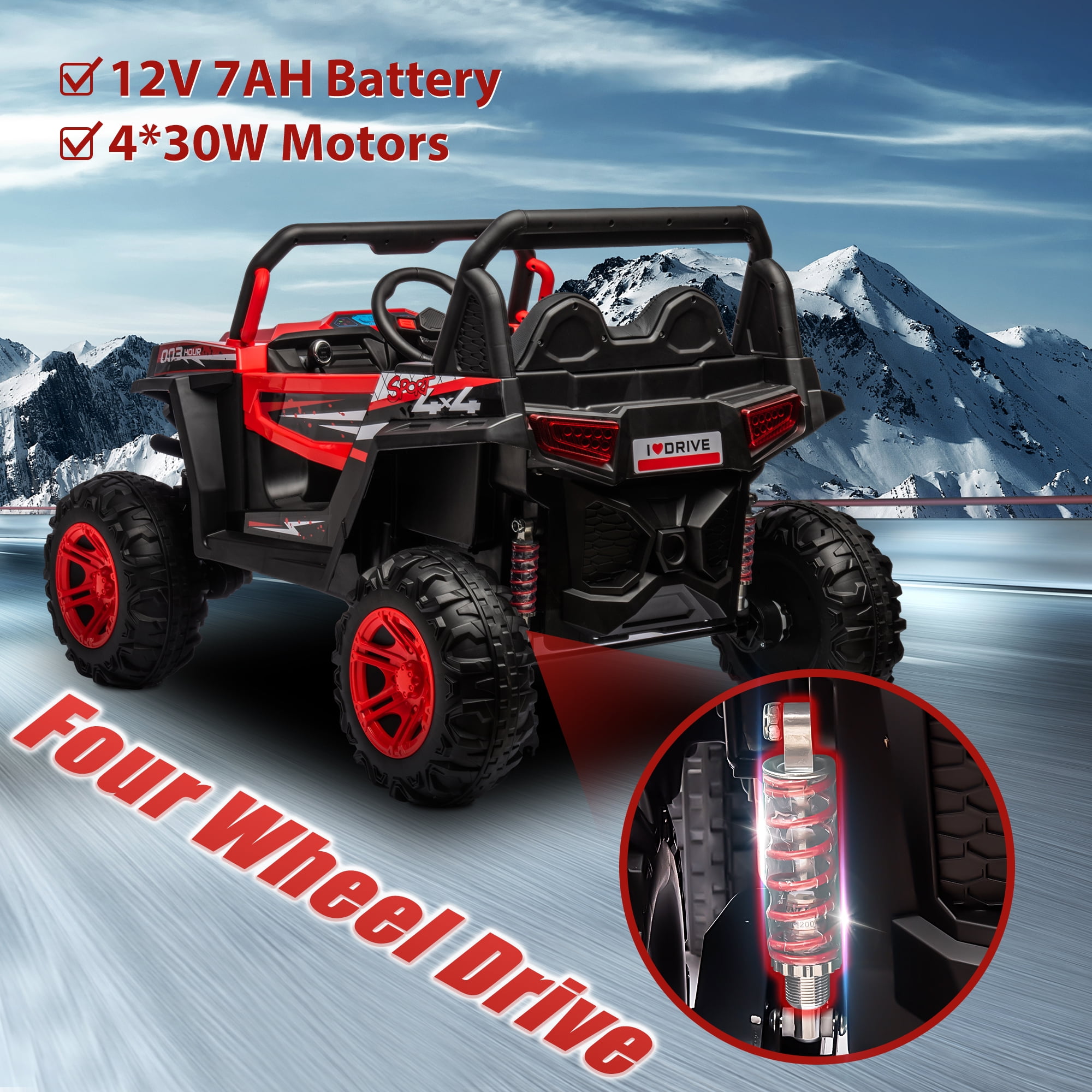  24V 7Ah Battery for Huffy Torex UTV 24 Volt Child Ride On Car :  Automotive