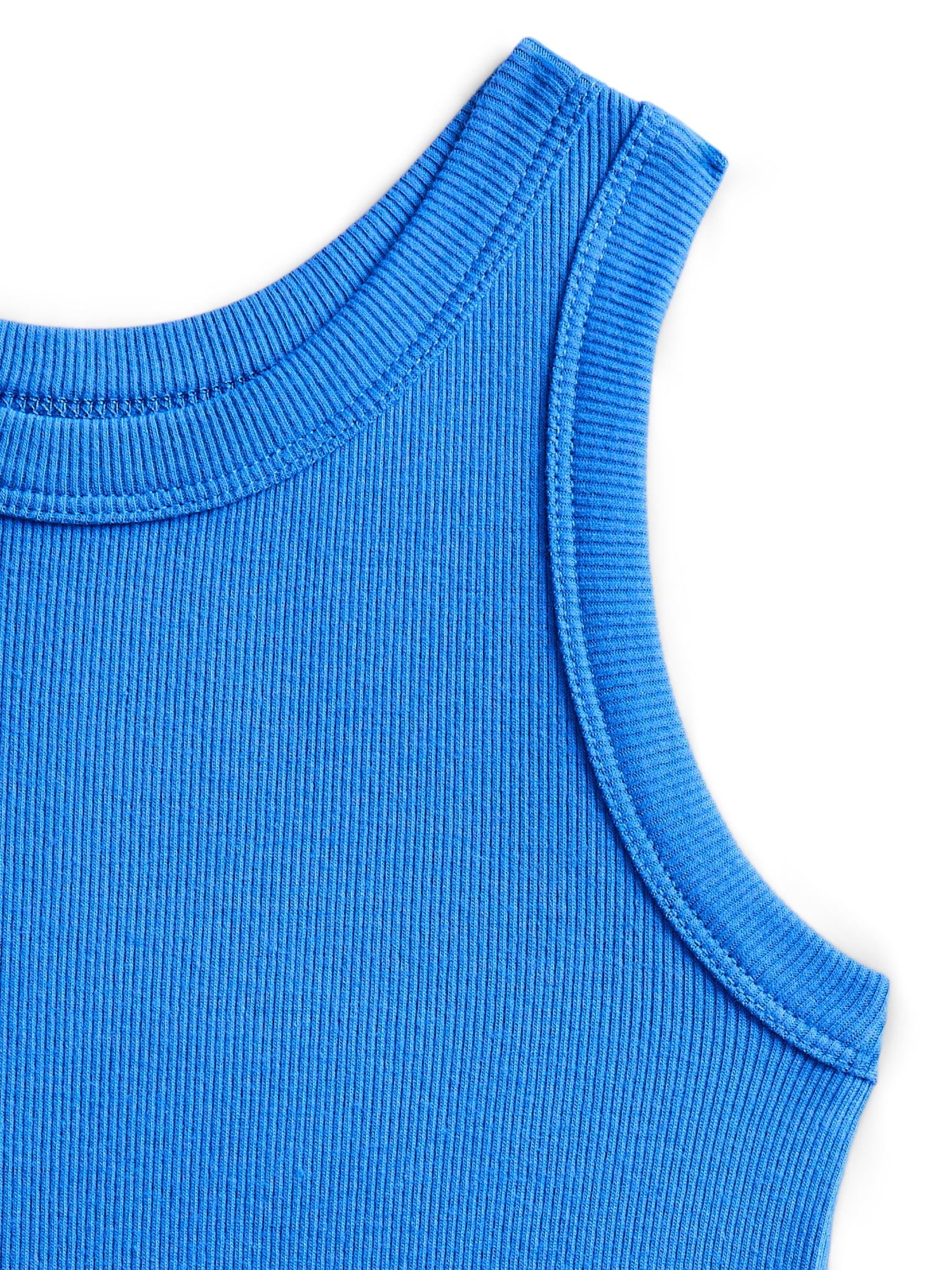 Wonder Nation Girls Solid Ribbed Tank Top, Sizes 4-18