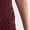 Wine red, variant on Women's Cream Ribbed Knit Mesh Spliced Midi Dress Mock Neck Sleeveless Elegant Casual Long Dress