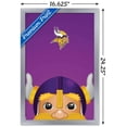 thumbnail image 3 of NFL Minnesota Vikings - S. Preston Mascot Victor 20 Wall Poster, 14.725" x 22.375", Framed, 3 of 3