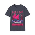 thumbnail image 2 of Girls love Ocean Animals Novelty Fish Lovers Unisex Softstyle T-Shirt, 2 of 6
