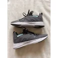 thumbnail image 1 of PU & MA Contempt Demi Mesh Gray Mint Green Soft-Foam Running Shoes, 1 of 5