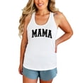 thumbnail image 3 of Distressed Mama Tank Top for Women Simple Graphic Shirt for Mom White Tank Top XX-Large, 3 of 4