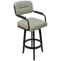 Swivel Extra Tall 34-35" Bar Stool - M-115 Metal Grey Frame