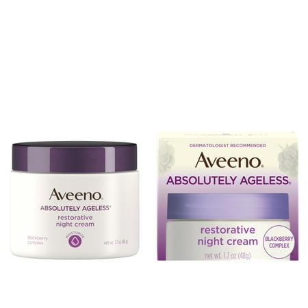 Aveeno Absolutely Ageless Restorative Night Face Cream, 1.7 fl. (Best Over The Counter Night Face Cream)