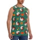 thumbnail image 2 of Balery Cartoon Turkey Camisetas sin mangas para hombre, absorbe la humedad y protege contra el mal olor.-XX-Large, 2 of 7