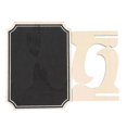 thumbnail image 2 of 40x Mini Chalkboards With Support Easels Stand,place Cards Small Rectangle Little Wood Blackboard, 2 of 4