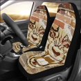 thumbnail image 2 of ABPHQTO Juego de 2 fundas para asientos de coche Unique Crown Universal Auto Asientos delanteros Protector para coche, SUV sedán, camión, 2 of 3
