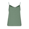 thumbnail image 6 of Wyobmus Womens Tank Tops V Neck Spaghetti Strap Lace Trim Cute Cami Top Sleeveless Blouses Loose Fit Eyelet Tops S-2X Green, 6 of 7