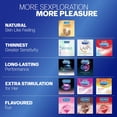 thumbnail image 4 of Durex Extra Dotted Condoms for Men - 10 Count, 4 of 5