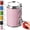 Pink, variant on Mini Coin Storage Keychain, 2-in-1 Portable Coin Holder, Pocket Coin Bank