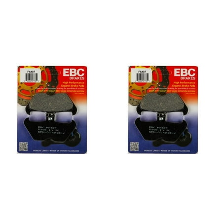 Bmw Performance Brakes - EBC Brake Pad Front Kit FA407 for BMW R1200C (Spoke Wheel/ABS) 1996-2003