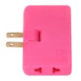 thumbnail image 4 of Plug Adapter, Travel Adapters US Standard Brass Contact 180 Rotation 1 To 3  For PC Rose Red,Black,Blue,Green,White,Yellow, 4 of 8