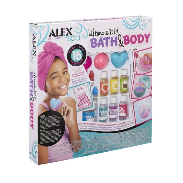 ALEX Spa Ultimate DIY Bath & Body Set Make Bath Bombs, Perfume, and